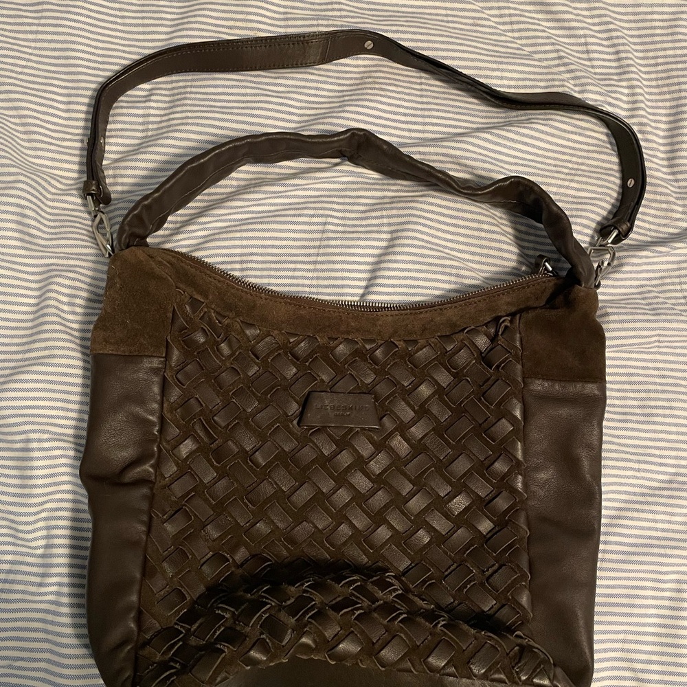 Liebeskind Brown Woven Leather Hobo